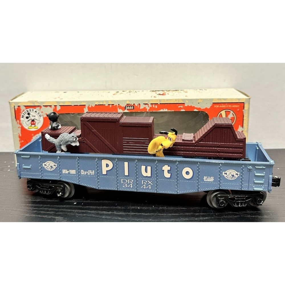 Lionel 6-16760 Pluto & Cats Animated Gondola #3444 Disney O Gauge w Original Box